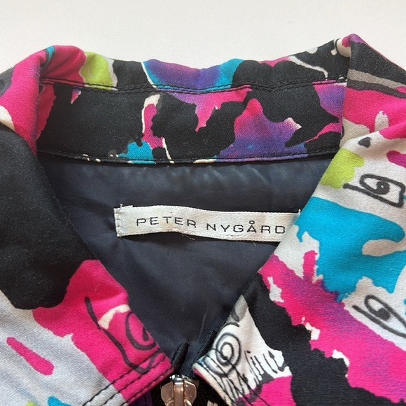 Peter Nygard - no size, stretch retro jacket/bomber - Picture 4 of 10
